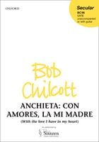 Anchieta Con Amores La Mi Madre SATB choral sheet music cover